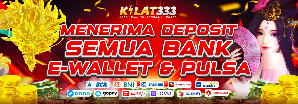 Menerima Deposit Semua Bank, Ewallet & Pulsa
